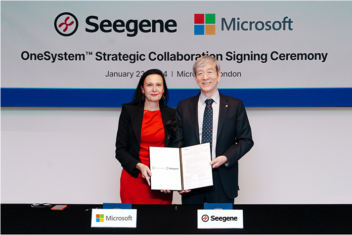 Seegene Announces Collaboration with Microsoft to Realize ��a(ch��n) World Free from All Diseases��