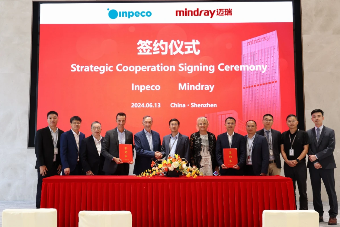 Mindray and Inpeco Announce Strategic Cooperation on Total Laboratory Solution